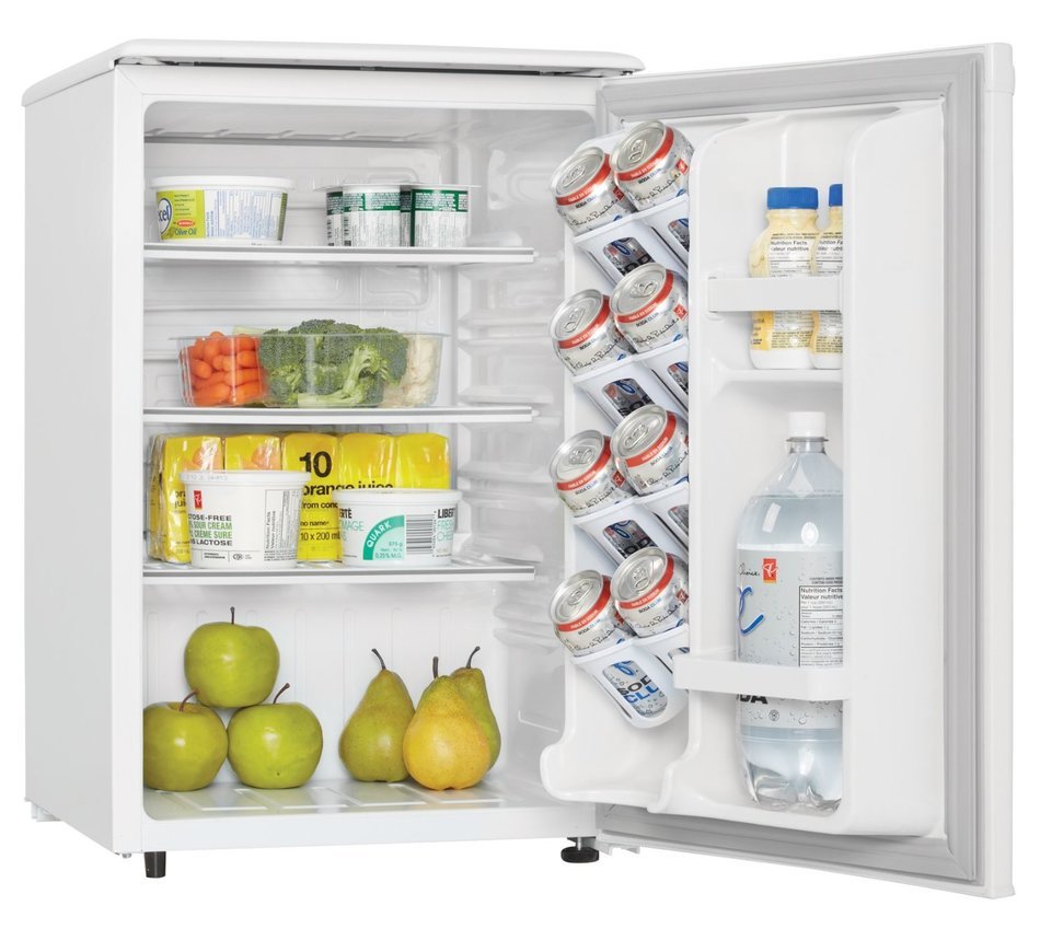 Danby Designer DAR026A1BDD Compact All Refrigerator, 2.6-Cubic Feet, Black N18