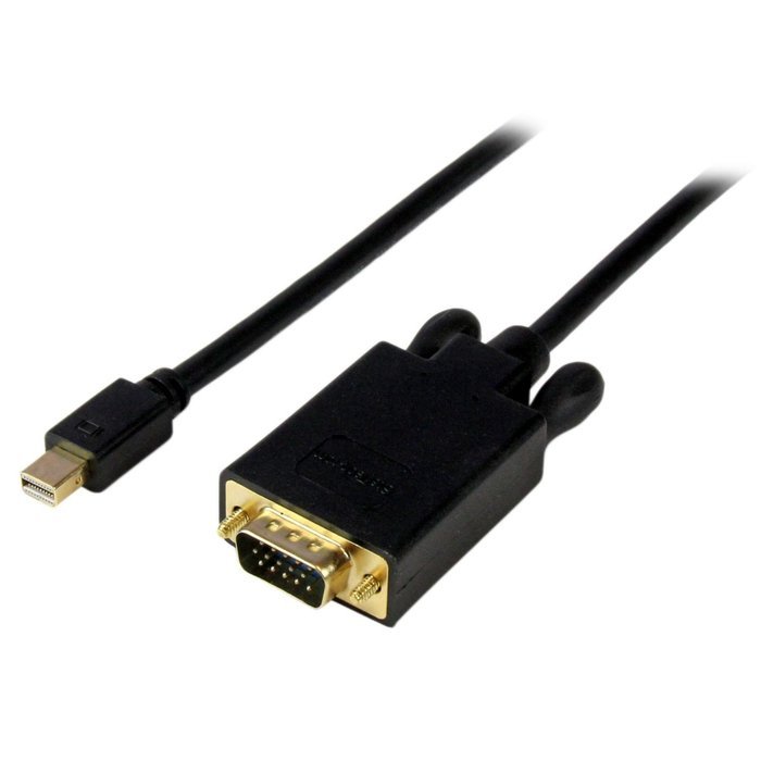 StarTech.com MDP2VGAMM6B 6-Feet Mini DisplayPort to VGA Adapter Cable for Mac/PC 1920x1200 - Black N14