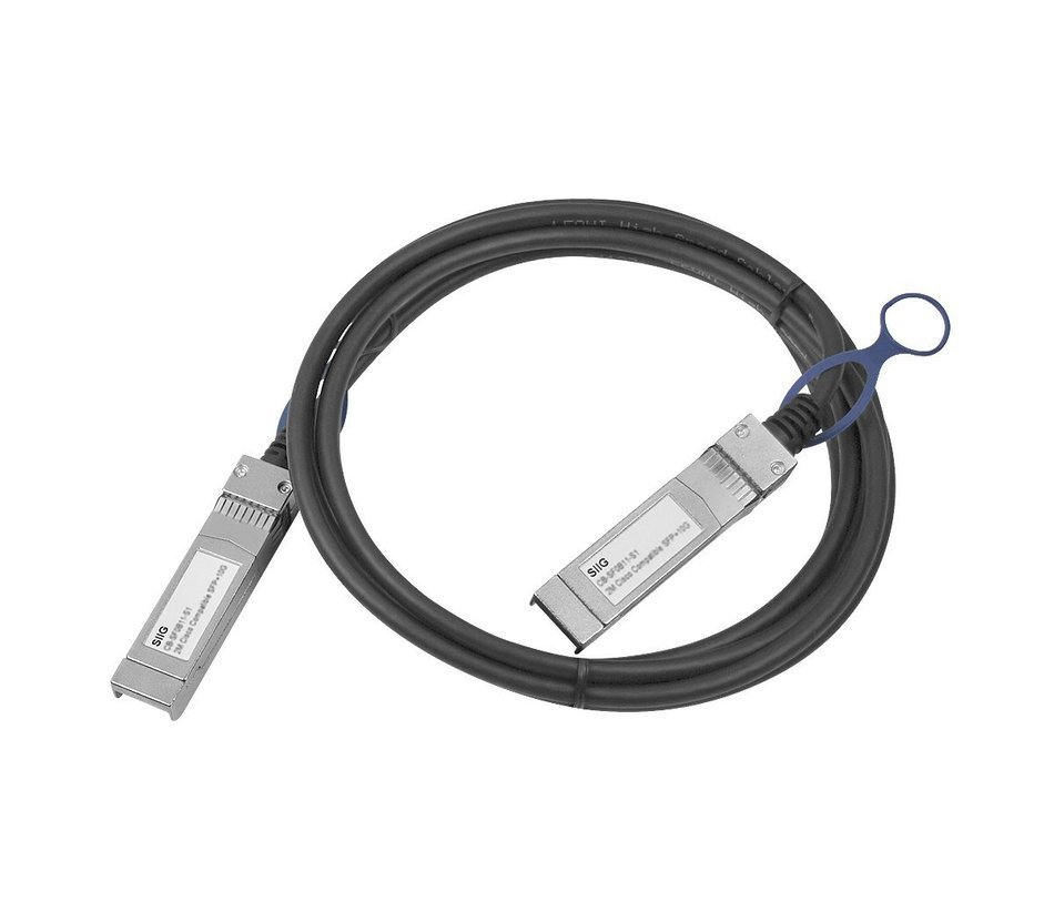 SIIG 1M Cisco Compatible SFP+ 10GBASE-CU Twinax Direct Attach Cable (CB-SF0A11-S1) N2