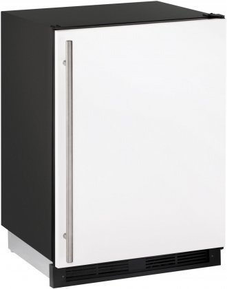 U-Line U1224RW00B 24" 1000 Series Built In Counter Depth Compact Refrigerator with 5.2 cu.ft. Capacity, in White N2