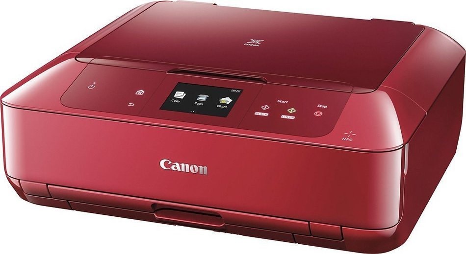 Canon - PIXMA MG7720 Red Wireless All-In-One Printer - Red N2
