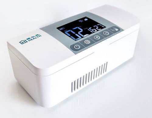 TOPCHANCES Mini 3'' inch Car Refrigerator Insulin Cooler 2-8&deg;C Refrigerated Box Drug Reefer N5