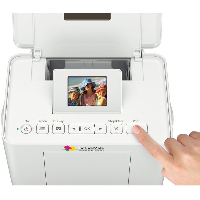Epson PM225 PictureMate Charm Compact Photo Inkjet Printer + USB Printer Cable + HeroFiber Ultra Gentle Cleaning... N2