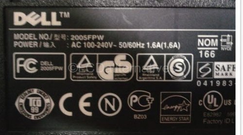 Repair Kit, Dell 2005FPW, LCD Monitor, Capacitors Only, Not the Entire Board N2