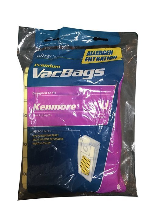 Ultra Care Premium VacBags Kenmore U 50688 8 Bags