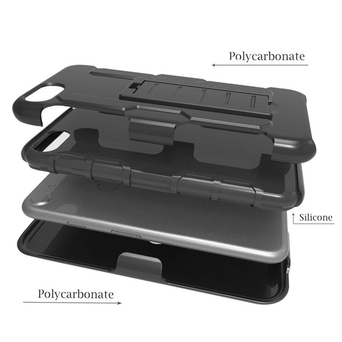 LG Stylo 2 Plus Case, LG Stylus 2 Plus Case, MCUK 3 Layer Shock Resistant Hybrid Armor Full Body Protective Case... N71