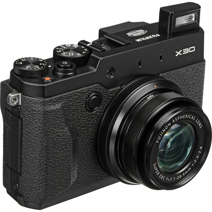 Fujifilm X30 12 MP Digital Camera with 3.0-Inch LCD (Black) (Certified Refurbished) N2