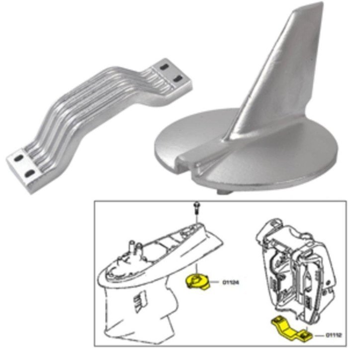 Tecnoseal Anode Kit - Yamaha 200-250HP - Zinc consumer electronics