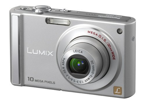Panasonic Lumix DMC-FS20S 10MP Digital Camera with 4x Wide Angle MEGA Optical Image Stabilized Zoom (Silver) N8