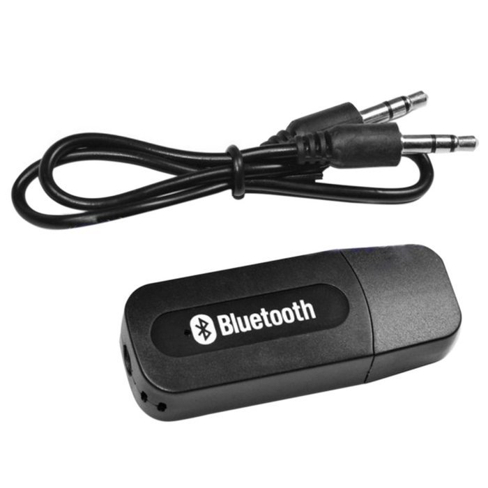 Leezo USB Wireless Bluetooth Receiver Audio Music Receiver Adapter with 3.5mm Stereo Audio Cable for Home and... N4