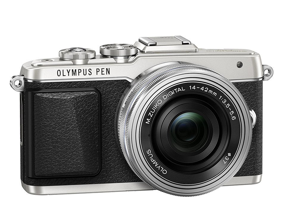 Olympus E-PL7 16MP Mirrorless Digital Camera with 3-Inch LCD with EZ Double Zoom Kit 12-42mm f/3.5-5.6 + 40-150mm... N42