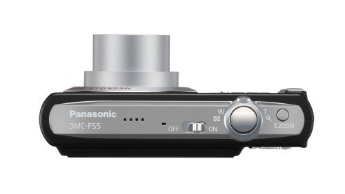Panasonic Lumix DMC-FS5P-K 10.1MP Digital Camera with 4x Wide Angle MEGA Optical Image Stabilized Zoom (Black) N10