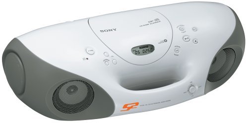 Sony ZS-X10WHITE AM-FM CD Boombox (White)