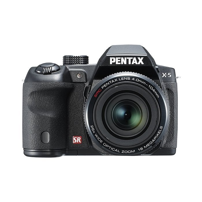 Pentax X-5 silver 16 Digital Camera with 26x Optical Image Stabilized Zoom with 3-Inch LCD (Silver)