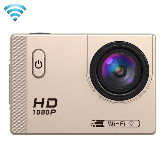 PULUZ F71 2.0 inch Screen 1080P 170 Degrees Wide Angle WiFi Sport Action Camera Camcorder with Waterproof Housing... N5