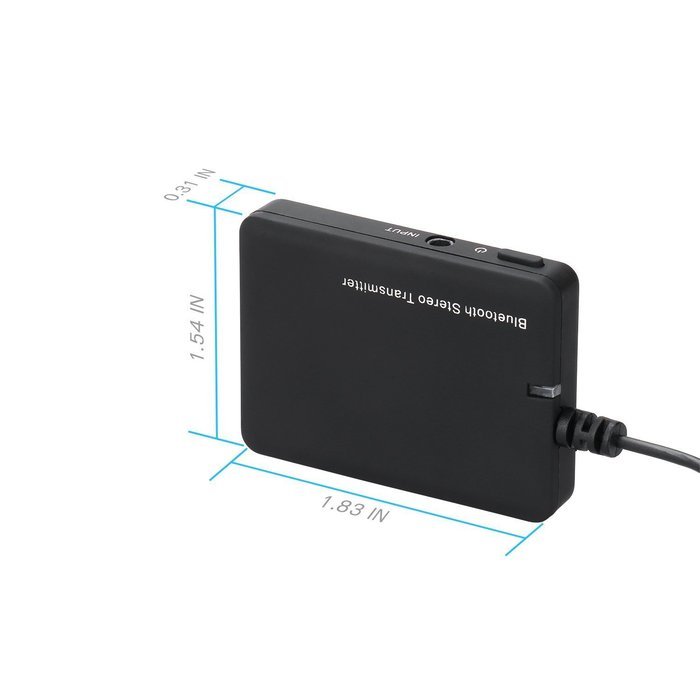 AnnBully Bluetooth Transmitter, Portable Wireless Transmitter/Stereo Audio Output, High-Fidelity Music Adapter... N4