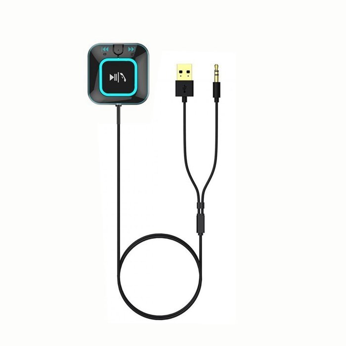 Ollivan Bluetooth 4.0 Receiver Car Kits Portable Wireless Audio Adapter with 3.5mm Aux Jack(NFC-Enabled) for All... N6