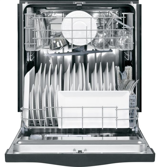 GE GLDA690FBB 24" Black Full Console Dishwasher - Energy Star N2
