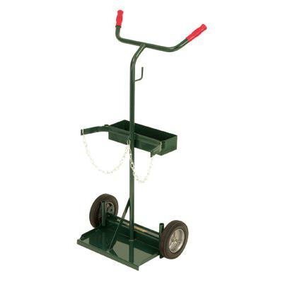 Harper Trucks 141-70 46-Inch High by 22-Inch Wide Deluxe Welding Cylinder Hand Truck with 8-Inch Semi-Pneumatic...