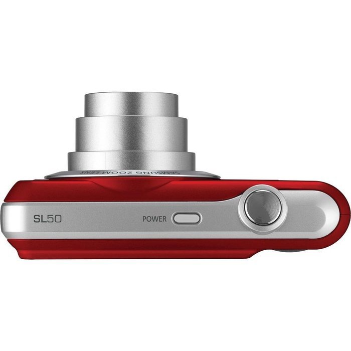 Samsung SL50 10.2 MP Digital Camera with 5X Optical Zoom and 2.5-Inch LCD Display (Red) N2