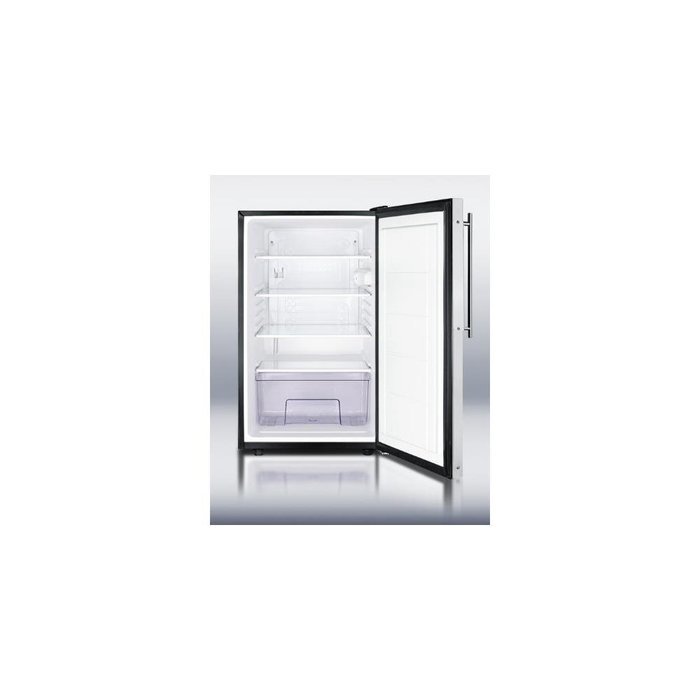Summit FF521BLBI7FRADA: Commercially listed ADA Compliant 20" wide built-in undercounter all-refrigerator, auto... N5