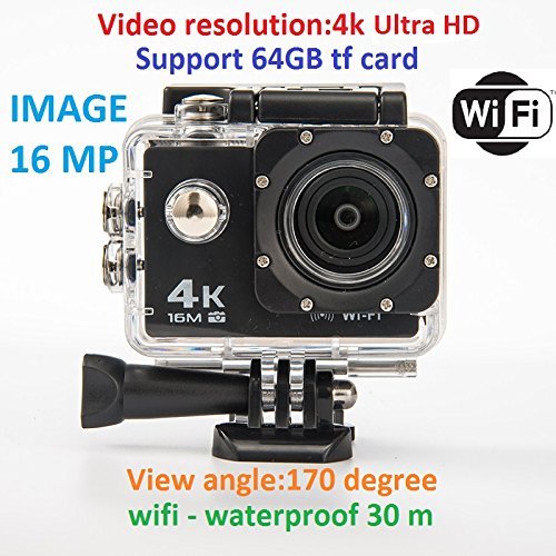 LTT Pro 4 K Ultra HD 30 fps Support 64 Gb Tf card 2.0 inch Lcd Wifi waterproof 30 m action camera (Direct from... N2