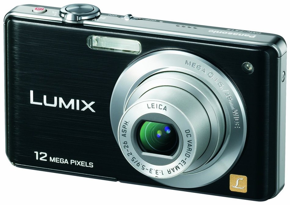 Panasonic Lumix DMC-FS15 12MP Digital Camera with 5x MEGA Optical Image Stabilized Zoom and 2.7 inch LCD (Black) N2