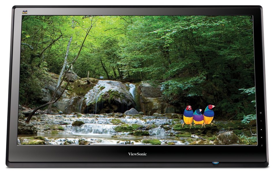 Viewsonic VX2453MH-LED 24-Inch Ultra-thin Widescreen LED Monitor - Black N7