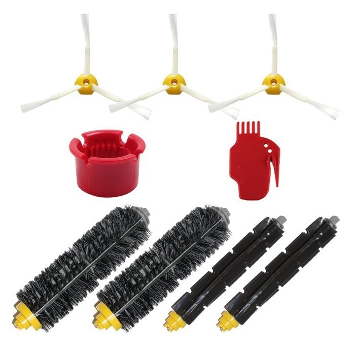 Hongfa Irobot Roomba Replacement Kits Roomba Flexible Beater Brush Roomba Bristle Brush Roomba 3-armed Side Brush... N2