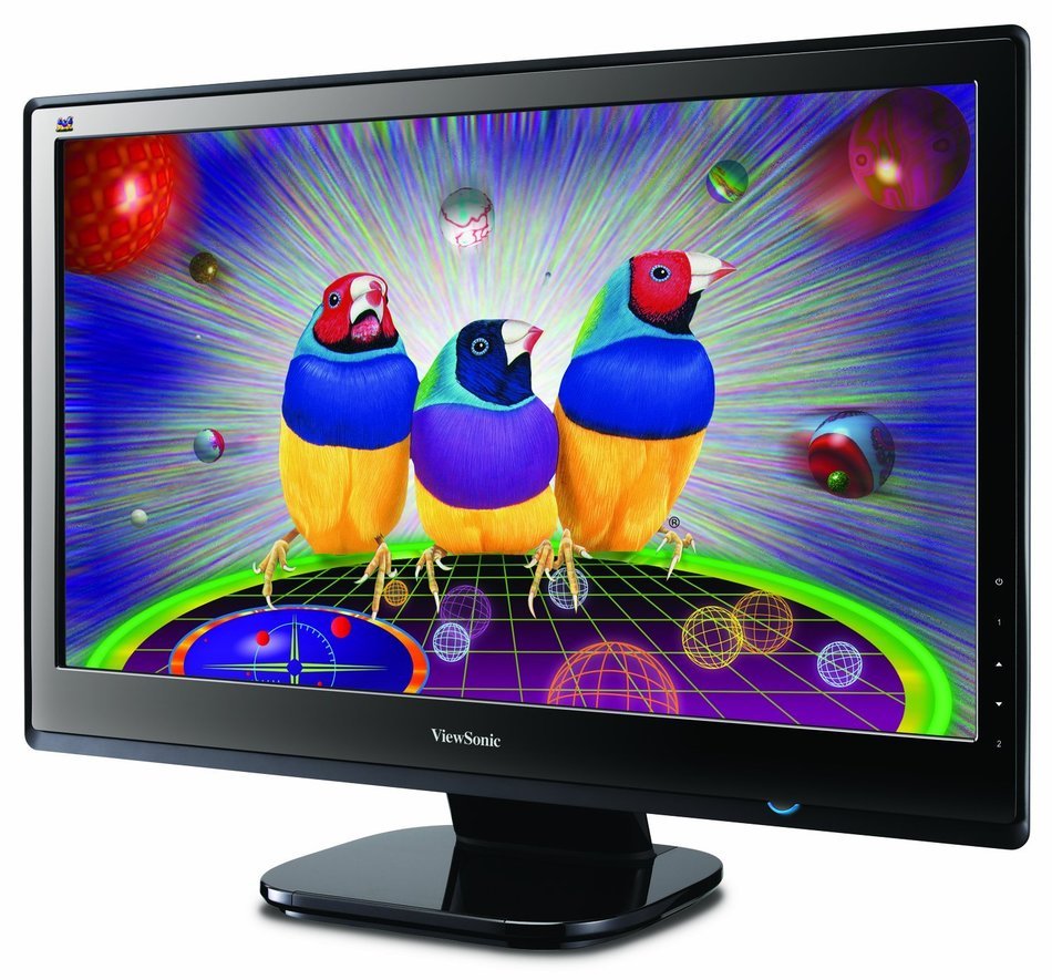 Viewsonic VX2453MH-LED 24-Inch Ultra-thin Widescreen LED Monitor - Black N9