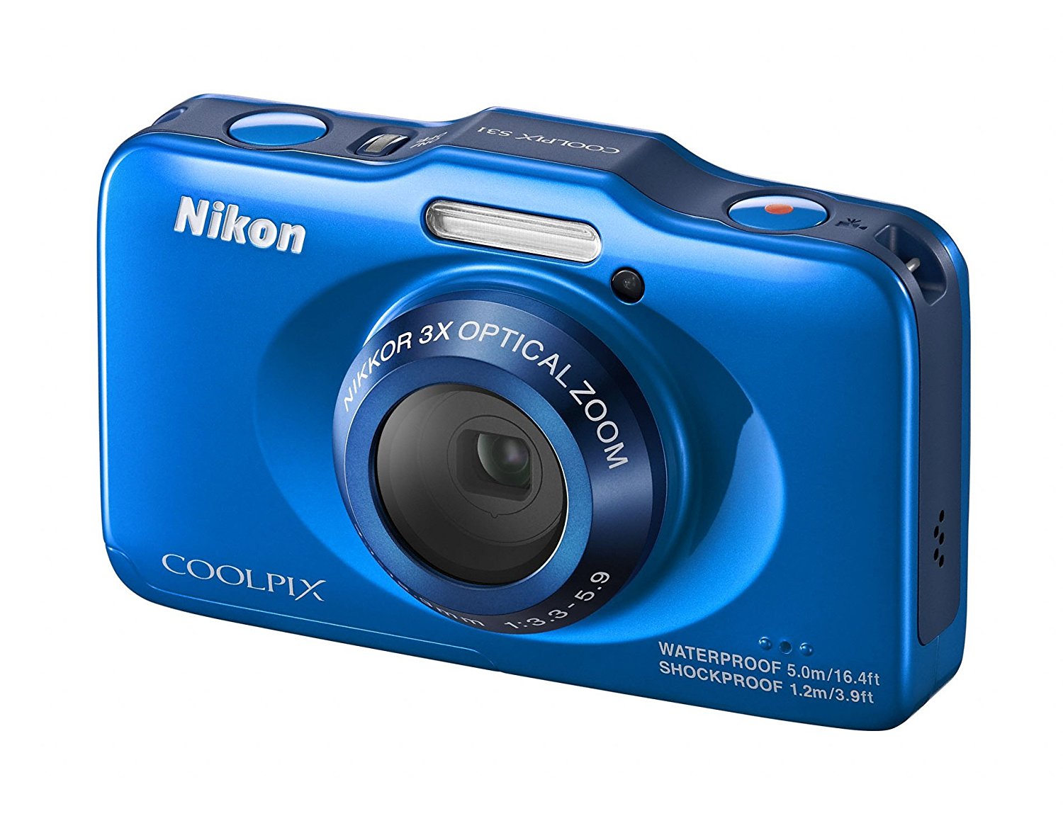 Nikon COOLPIX S31 10.1 MP Waterproof Digital Camera with 720p HD Video ...