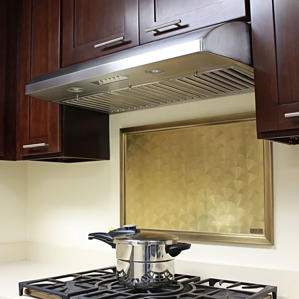 KOBE Range Hoods CH2236SQB1 Under Hood 6Speed, 720 CFM with