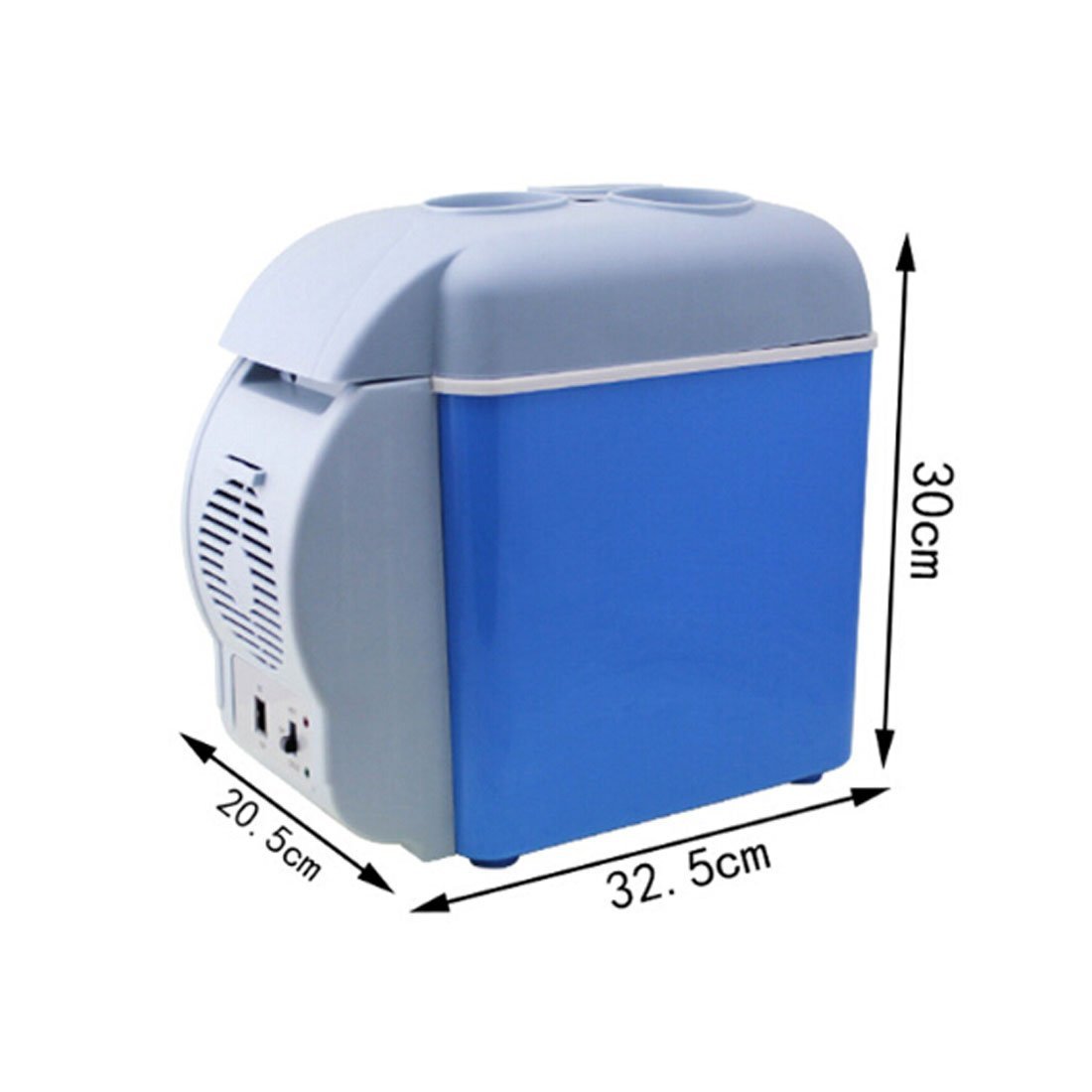 12V Car Refrigerator Car Hot and Cold Box 7.5 L Dual-Use Portable Car ...