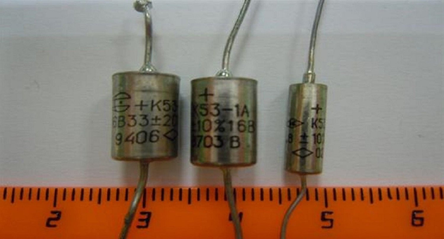 Capacitor niobium K53-1AV 16V 4.7uF USSR 10 pcs free image download
