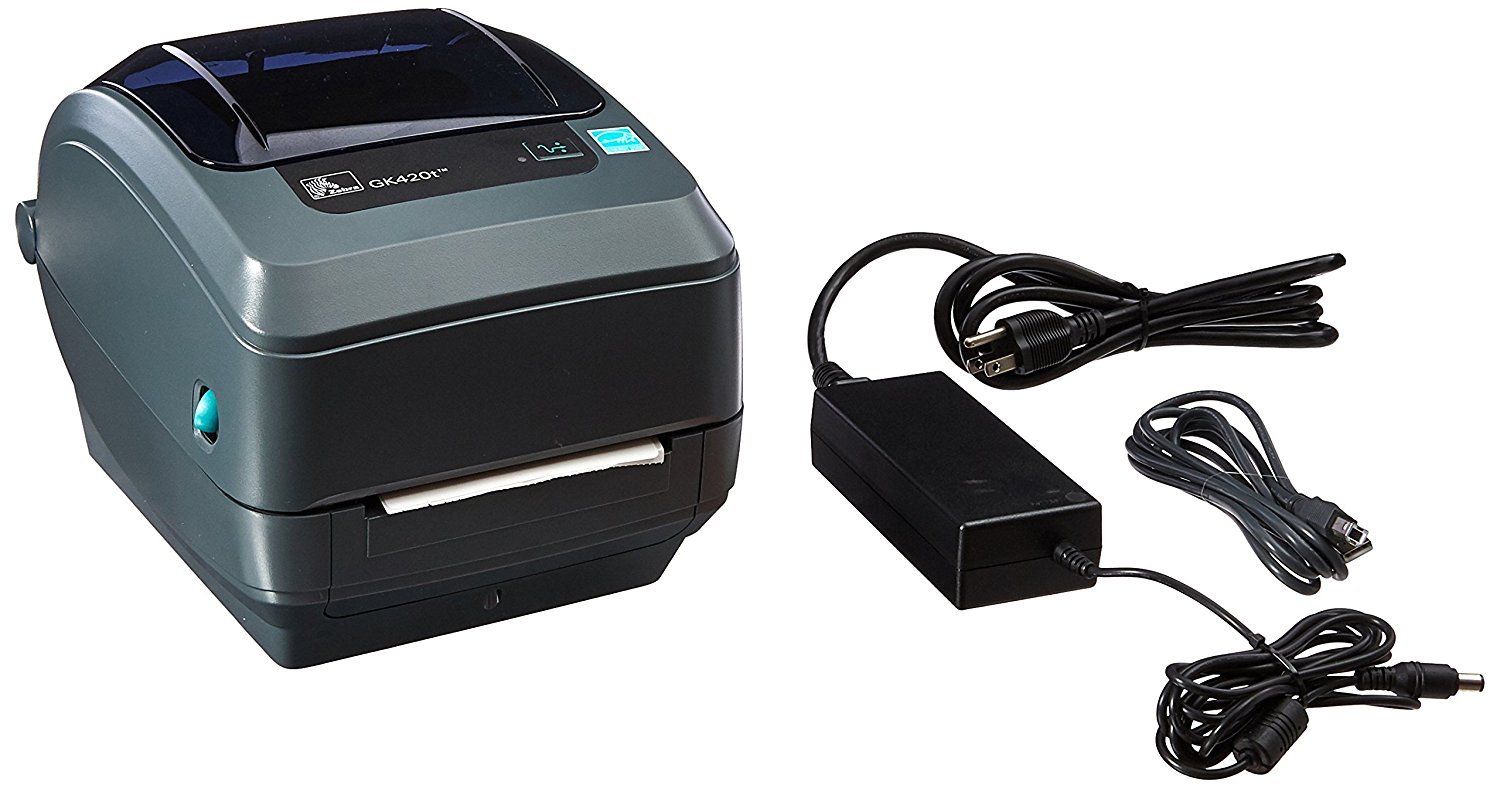 Zebra Gk420t Monochrome Desktop Direct Thermalthermal Transfer Label Printer With Fast Ethernet 6509