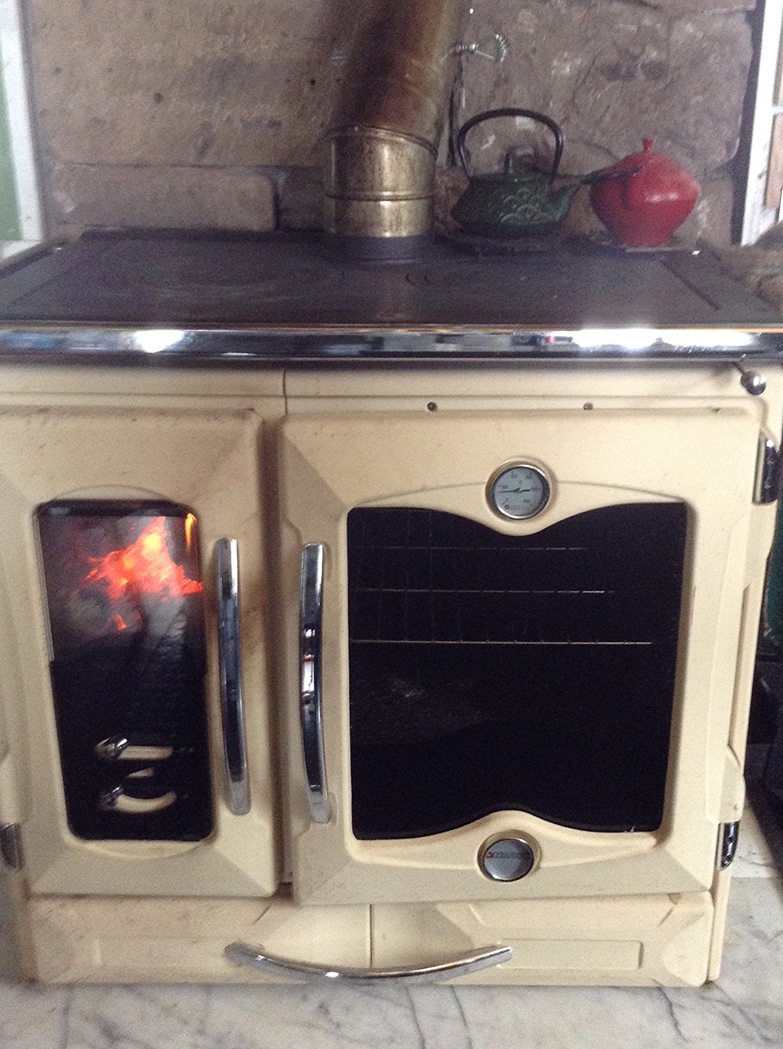 Wood Cook Stove La Nordica "Suprema Cream", Made In Italy N2 Free Image ...