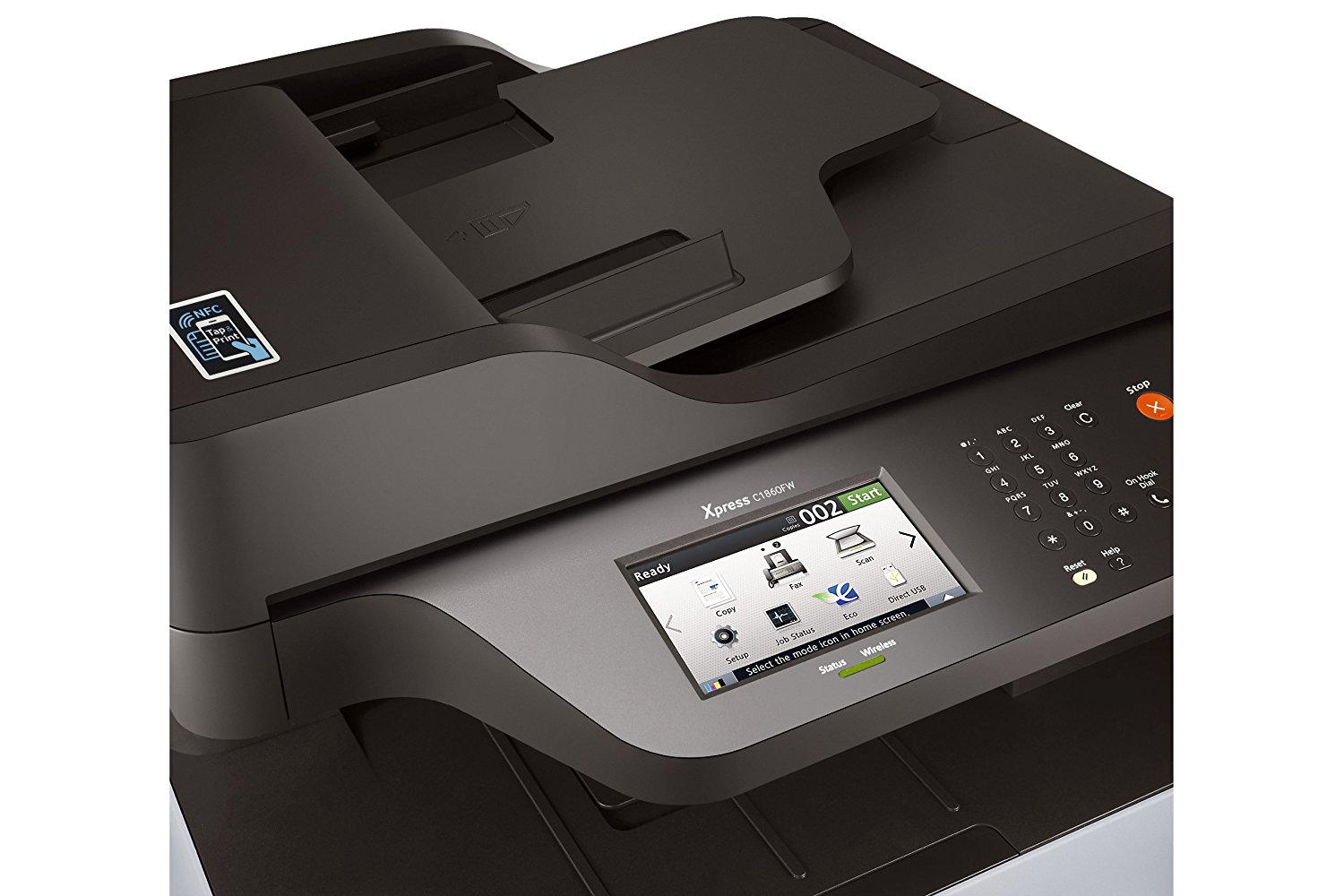 Samsung SL-C1860FW/XAA Wireless Color Printer with Scanner, Copier and ...