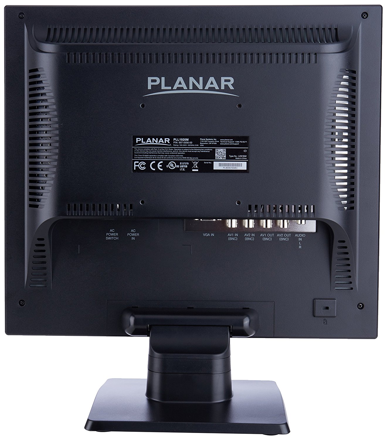 Planar Desktop Monitors PLL1920M 19Inch Screen LEDLit Monitor free