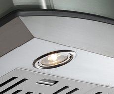 Ancona Tornado II Glass Canopy 600 CFM Wall Mount Range Hood, 36-Inch N3