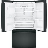 GE GFE28GGKBB 36" Freestanding French-door Refrigerator with 27.8 Cu. Ft. Capacity, in Black N2
