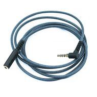 KetDirect 200cm(6ft) Right angle 4 pole 3.5mm 1/8 inch male to 4 pole 3.5mm 1/8 inch Female Stereo Audio headphone... N2