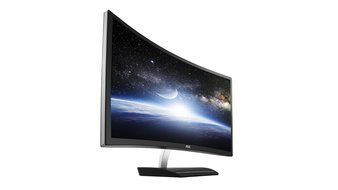 AOC C2783FQ 27-Inch Class CURVED LED-Lit Monitor, Full HD 1920 x 1080 Resolution, 5ms, 50M...