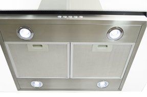 AKDY 30" Euro Style Az610i-75 Stainless Steel Island Mount Range Hood.