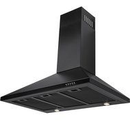 FIREBIRD 36" Wall Mount Black Stainless Steel Push Button Touch Control Kitchen Vent Cooking Fan Range Hood w/...