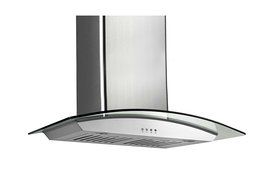 Ancona Tornado II Glass Canopy 600 CFM Wall Mount Range Hood, 36-Inch N5