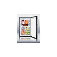 Summit FF521BLBI7DPLADA: Commercially listed ADA Compliant 20&quot; wide built-in undercounter all-refrigerator, auto... N2