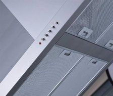 Island Range Hood Stainless Steel 36" KA-102-CS NT AIR. Made in Italy. N2
