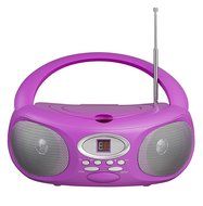 Riptunes great quality Home CD Player, Pink (CDB220P) N17
