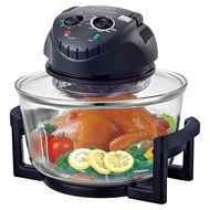 Excelvan 12 Quart 1200W Halogen Rack Tabletop Convection Countertop Cooking Toaster Oven,White N4