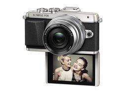 Olympus E-PL7 16MP Mirrorless Digital Camera with 3-Inch LCD with EZ Double Zoom Kit 12-42mm f/3.5-5.6 + 40-150mm... N50